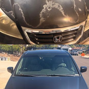 The Bumper Dude - Before and after. Look at how they left the lights for me as well - Mobile Dent Repair Near Me - El Cajon, California The Bumper Dude - Before and after. Look at how they left the lights for me as well - Mobile Dent Repair Near Me - El Cajon, California