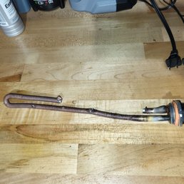 The picture is one of the elements taken out of a new water heater from AO Smith.