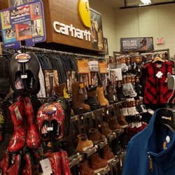 DeRonne Hardware And Rental - A whole department with clothing,  boots, shoes,  gloves, hats and outdoor gear