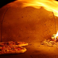 The Yellow House - The wood fired pizza oven at The yellow house.