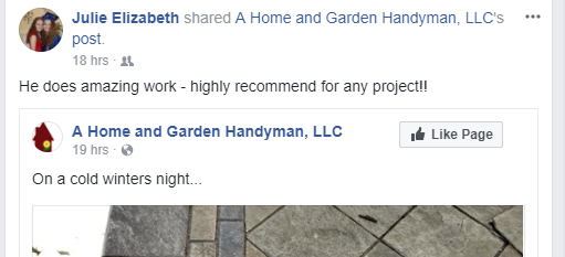 Slide of A Home and Garden Handyman