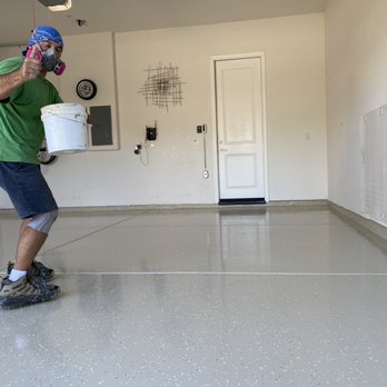 Angel's Paint & Epoxy - Garage floor (Mario) - Flooring Near Me