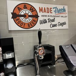 A&W Restaurant - Root beer tap