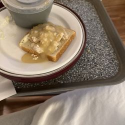 Beachside Center for Rehabilitation and Healthcare - Pice of bread with some nasty pukish gravy