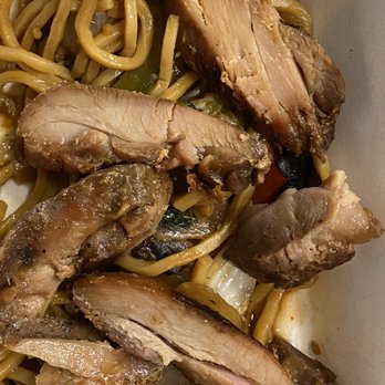 Thai Treasure - Disgusting brown rubbery pieces (supposed to be chicken with drunken noodles)!!!!! - Thai Near Me - Arlington, Virginia