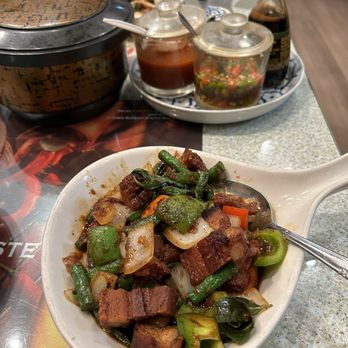 Thai Kitchen - Crispy Pork Belly Thai Basil - Thai Near Me - Temecula, California Thai Kitchen - Crispy Pork Belly Thai Basil - Thai Near Me - Temecula, California