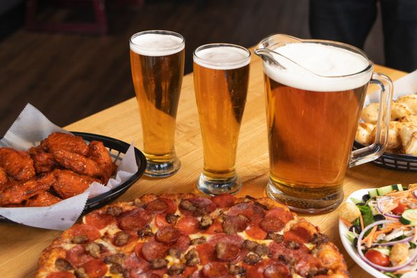 8 Flat Screen TV's & A Beer Wall - Catch every game in style! 📺🍻 With 8 flat-screen TVs and 10 beers on tap, our place is perfect for football season. 🏈 Grab a brew and cheer on your team with us! 🎉 8 Flat Screen TV's & A Beer Wall - Catch every game in style! 📺🍻 With 8 flat-screen TVs and 10 beers on tap, our place is perfect for football season. 🏈 Grab a brew and cheer on your team with us! 🎉