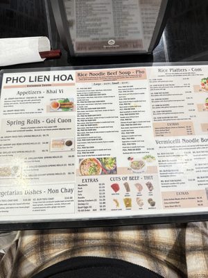 Menu photo 5 Pho Lien Hoa Oklahoma City, OK