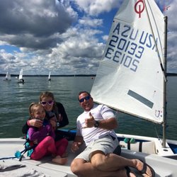 Fort Worth Boat Club - Austyn Johnson first WIN! ( With Lutcia and Coach Marc Nilsson. FORT WORTH BOAT CLUB Junior Sailing Team!