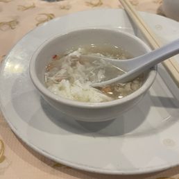 Egg drop soup to start