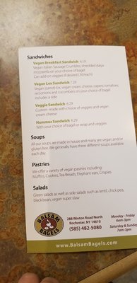 Menu photo 7 Balsam Bagels Rochester, NY Menu photo 7 Balsam Bagels Rochester, NY