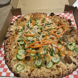Banh mi pizza Banh mi pizza