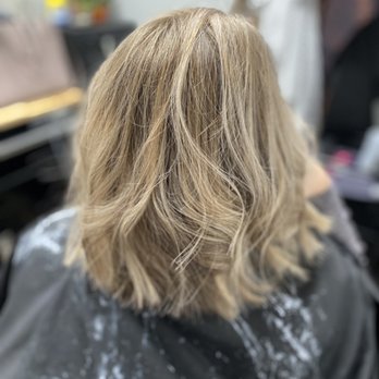 Fades And Foil By Mel - Lived in blonde - Barbers Near Me - Melissa, Texas