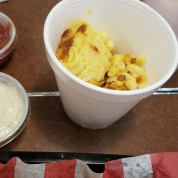 Philly Steaks - Mac -n- cheese that goes with the prior pic of crab cakes & fries... - Cheesesteaks Near Me - Albuquerque, New Mexico