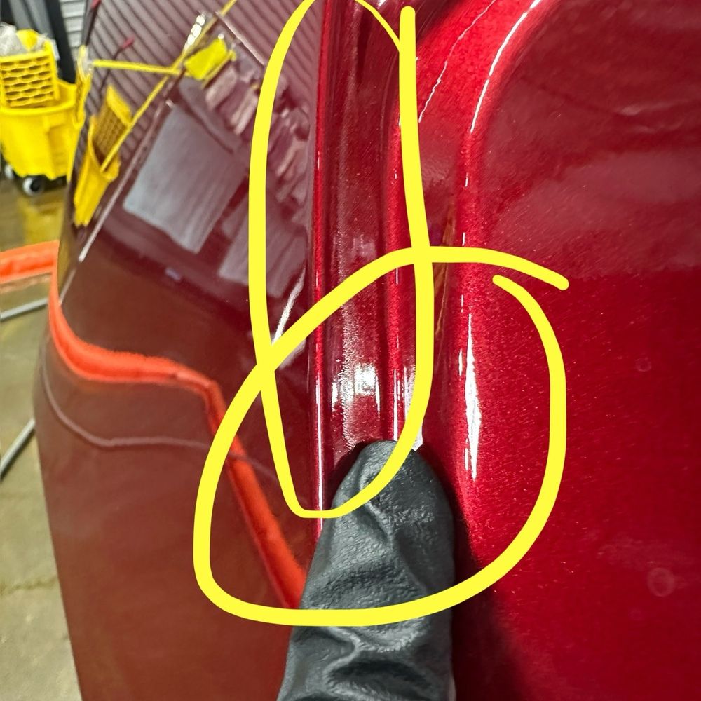 Pasadena Collision Center - Damage spotted by my PPF professional shop, at their garage - Body Shops Near Me - Pasadena, California