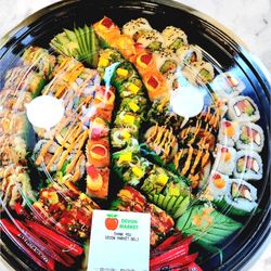 Devon Market - Indulge in the ultimate sushi experience with our oversized sushi rolls!
