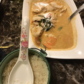 White Elephant Thai Cuisine - Panang curry with coconut rice! - Thai Near Me - Calgary, Alberta White Elephant Thai Cuisine - Panang curry with coconut rice! - Thai Near Me - Calgary, Alberta
