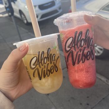 Lilikoi - Lychee Mojito and strawberry slushy - Bubble Tea Near Me - San Francisco, California Lilikoi - Lychee Mojito and strawberry slushy - Bubble Tea Near Me - San Francisco, California