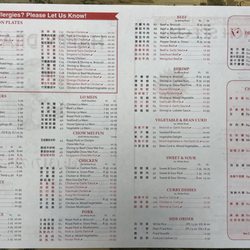 Happy Dragon - Menu 2025