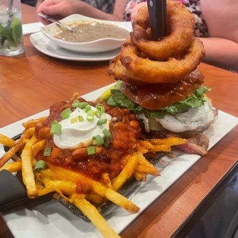 Home Grown Cafe - Dirty Burger with Loaded Fries - New American Near Me - Newark, Delaware