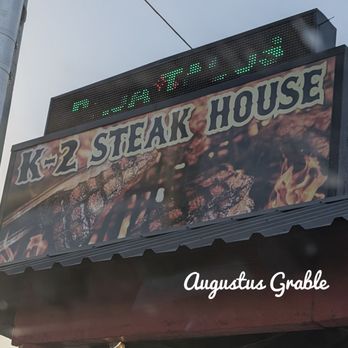 K-2 Steak House - Sign for the K-2 Steakhouse - Steakhouses Near Me - Bay City, Texas