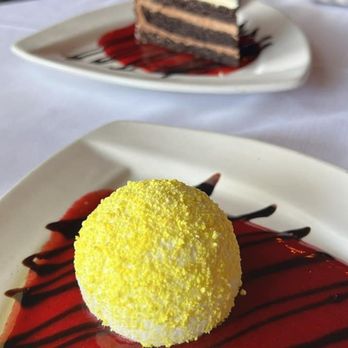 La Strada - Lemon cello, dessert, and chocolate cake! All the desserts are wonderful - Italian Near Me - American Canyon, California