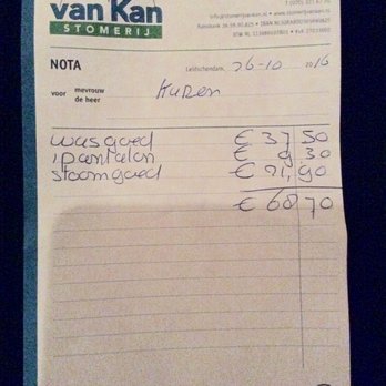 Stomerij Kan Van - Dry Cleaning Near Me - Leidschendam, ZH