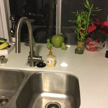 Stone Depot & More - Great sink and faucet. Quartz counters - Cabinetry Near Me - Carlsbad, California