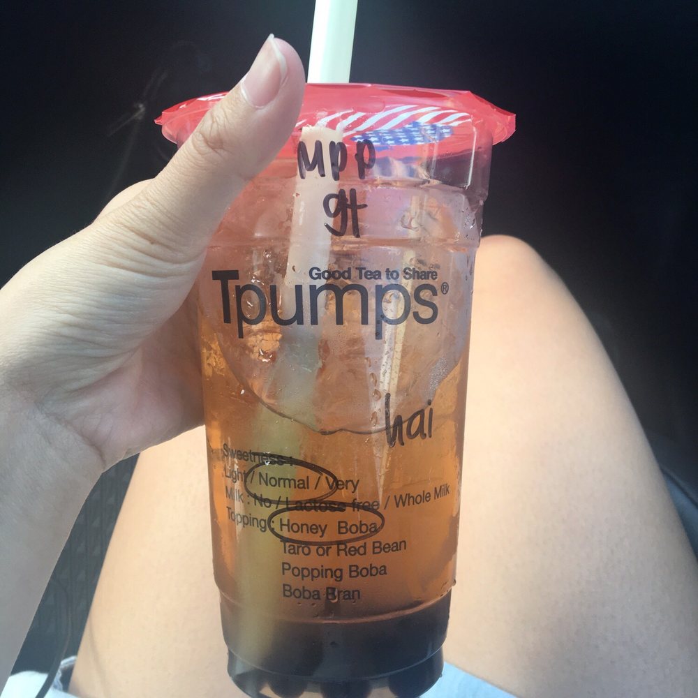 Tpumps - Pasadena - Mango, pineapple, and passion green tea - Bubble Tea Near Me - Pasadena, California