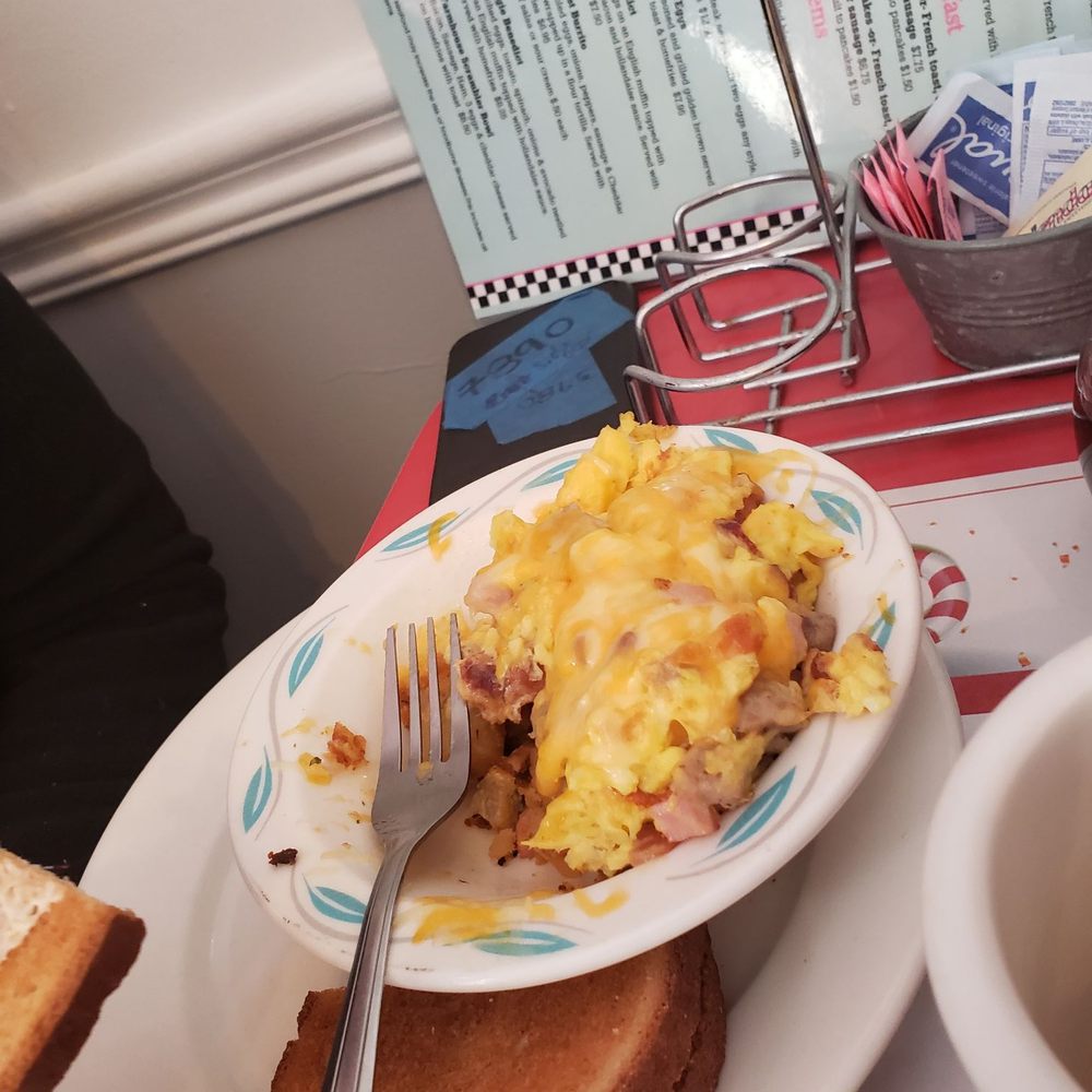 Eggs Up Restaurant - a plate of food and a cup of coffee - Breakfast & Brunch Near Me - Portland, Connecticut Eggs Up Restaurant - a plate of food and a cup of coffee - Breakfast & Brunch Near Me - Portland, Connecticut