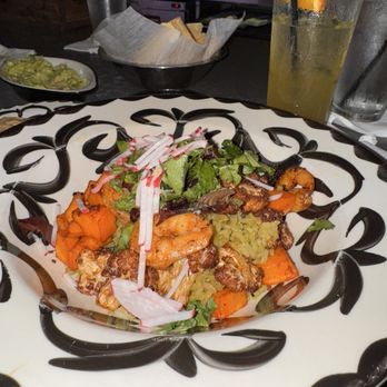 Tacos and Tequilas - Veggie Bowl with Shrimp - Mexican Near Me - Atlanta, Georgia