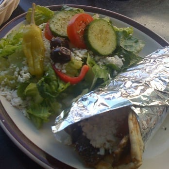 Grecian Corner - Gyro with Greek salad - Greek Near Me - Seattle, Washington Grecian Corner - Gyro with Greek salad - Greek Near Me - Seattle, Washington