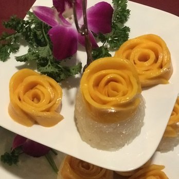 Jasmine Rice - Mango sticky rice is A MUST! It's delicately pretty delicious. - Asian Fusion Near Me - Henderson, Nevada Jasmine Rice - Mango sticky rice is A MUST! It's delicately pretty delicious. - Asian Fusion Near Me - Henderson, Nevada