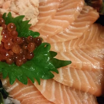 Monster Sushi - Salmon three ways lunch option - Japanese Near Me - Hong Kong, HK