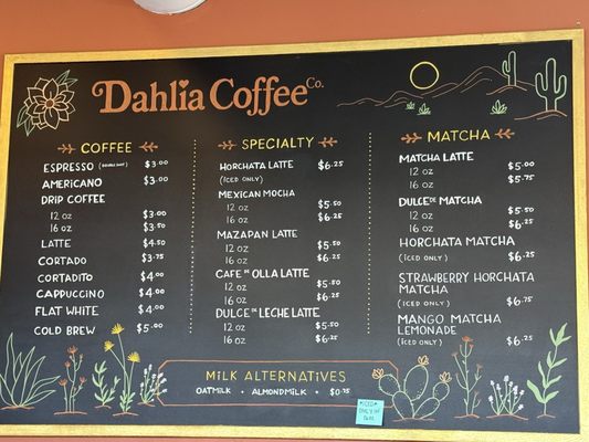 Menu photo 1 Dahlia Coffee Cleveland, OH