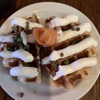 ESP Tea and Coffee - Salmon and lox craffle - Coffee & Tea Near Me - Alexandria, Virginia ESP Tea and Coffee - Salmon and lox craffle - Coffee & Tea Near Me - Alexandria, Virginia