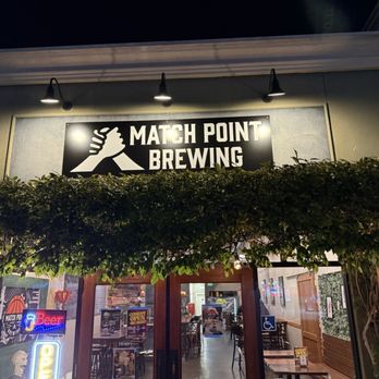 Match Point Brewing - Outdoor signage - Breweries Near Me - Albany, California