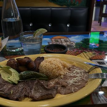 Don Luis - I cut into the Carne Asada before taking a photo, I was hungry. Looked and smelled great! - Mexican Near Me - Centreville, Virginia