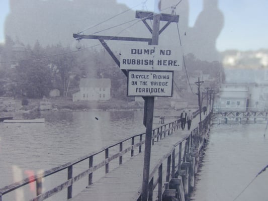 Boothbay Harbor Footbridge by null