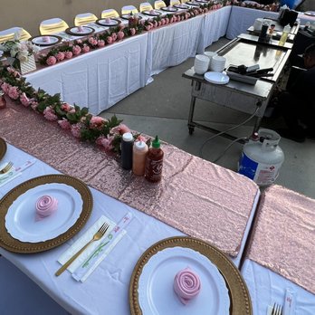 Hibachi Samurai - Table set up - Caterers Near Me - Lawndale, California Hibachi Samurai - Table set up - Caterers Near Me - Lawndale, California