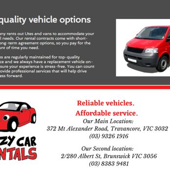 Crazy Car Rentals - Car Rentals in Travancore - Car Rental Near Me - Travancore, VIC Crazy Car Rentals - Car Rentals in Travancore - Car Rental Near Me - Travancore, VIC