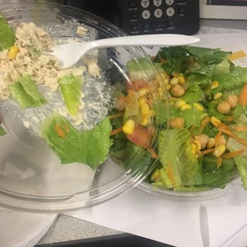 Pizza Palace Cafe - TINY SCOOP OF TUNA SALAD AND NO DRESSING!!!! - Pizza Near Me - Forest Hills, New York