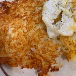 Sweet Bees Restaurant - Best Hash Browns Ever - crispy outside, soft inside and buttery!