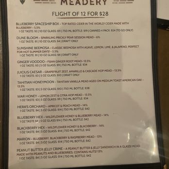 Superstition Meadery - their fine selection of different Mead's - Tapas/Small Plates Near Me - Prescott, Arizona Superstition Meadery - their fine selection of different Mead's - Tapas/Small Plates Near Me - Prescott, Arizona