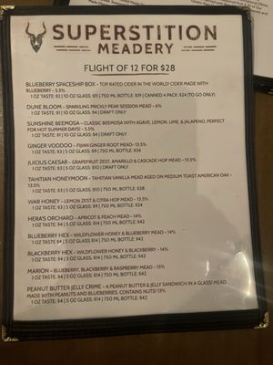 Menu photo 5 Superstition Meadery Prescott, AZ Menu photo 5 Superstition Meadery Prescott, AZ
