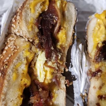 Bagelology - Brisket bacon breakfast sandwich - Bagels Near Me - Frisco, Texas Bagelology - Brisket bacon breakfast sandwich - Bagels Near Me - Frisco, Texas