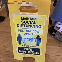 social distance sign social distance sign