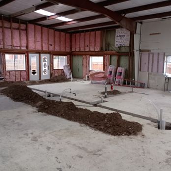 Finish Plumbing - a large room with a concrete floor - Plumbing Near Me - Loveland, Colorado Finish Plumbing - a large room with a concrete floor - Plumbing Near Me - Loveland, Colorado