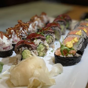 Le Desales - Fish n chips, Kobe and smoked salmon rolls! - French Near Me - Washington, DC, District of Columbia