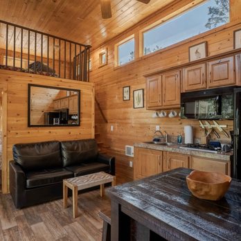 Saddle Mountain  - Cabin 1 interior - Campgrounds Near Me - Carmel, California